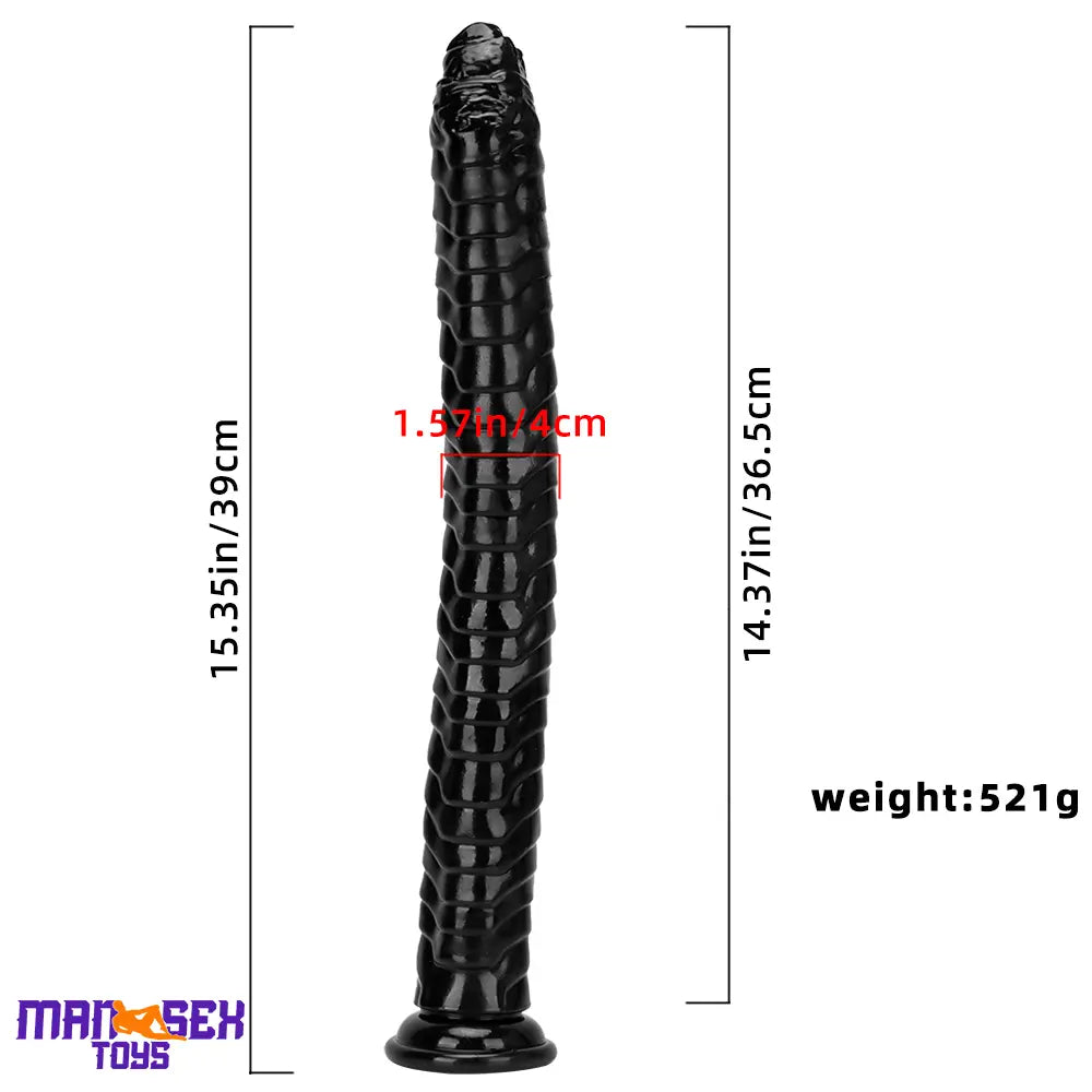 15.35in Long Huge Colorful Dildo For Anal Vaginal Expansion Sex Cock Toy