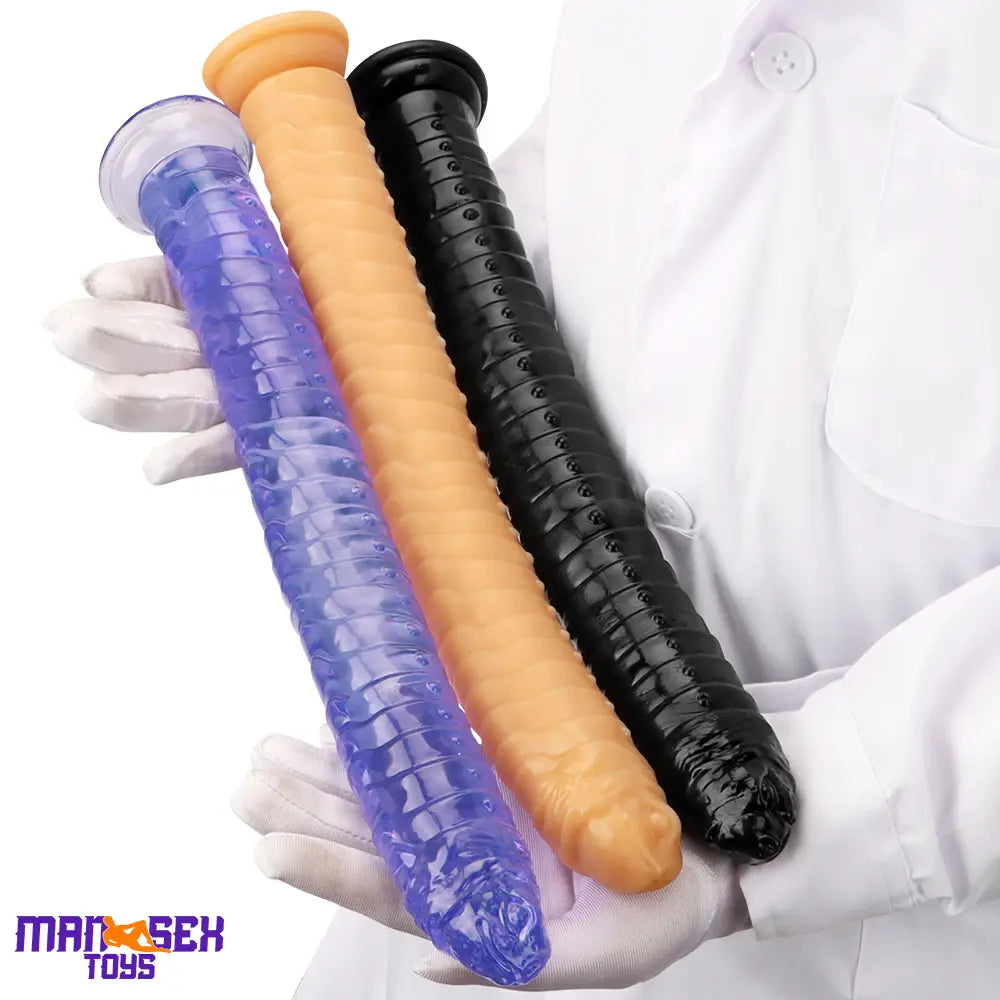 15.35in Long Huge Colorful Dildo For Anal Vaginal Expansion Sex Cock Toy