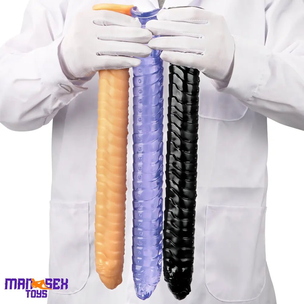 15.35in Long Huge Colorful Dildo For Anal Vaginal Expansion Sex Cock Toy