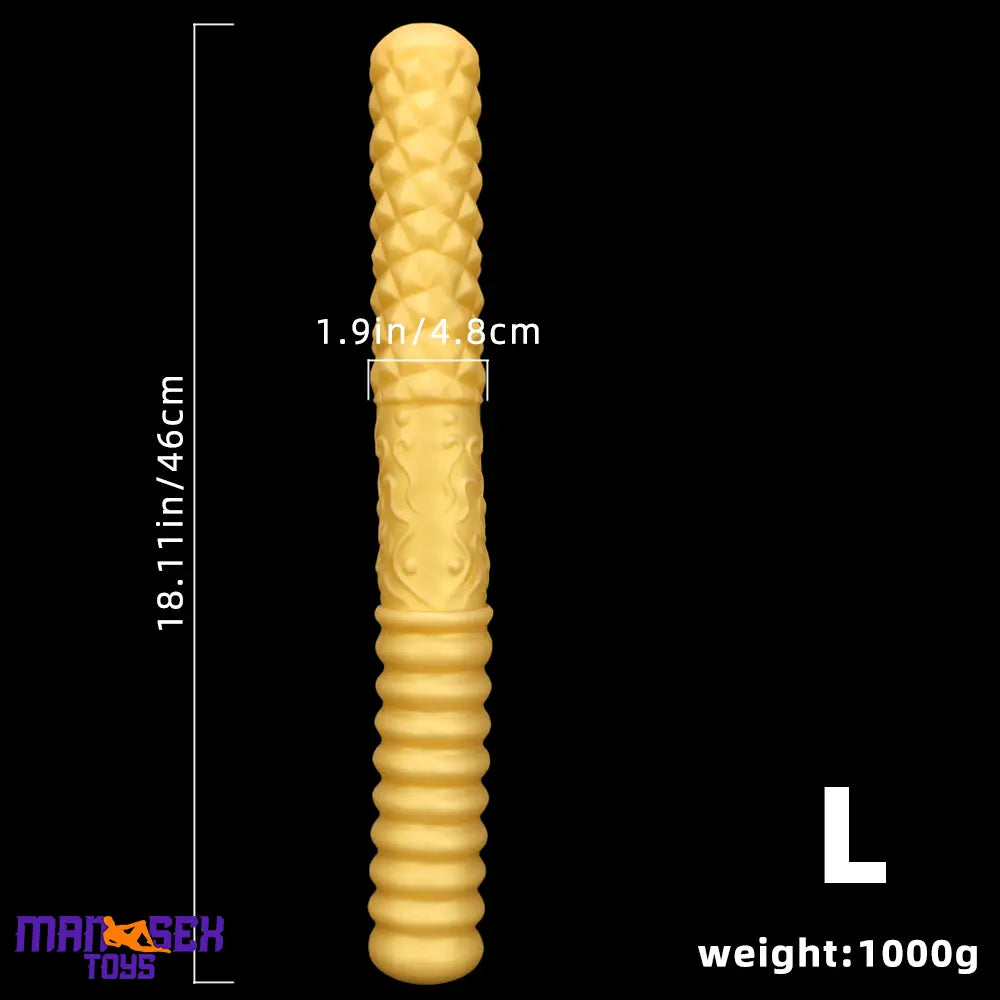 11.41in 15in 18.11in Liquid Large Soft Long Silicone Dual Ended Cock Dildo