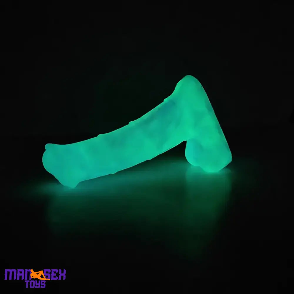 7.78in Liquid Silicone Fantasy Horse Glowing Luminous Durable Cock Dildo