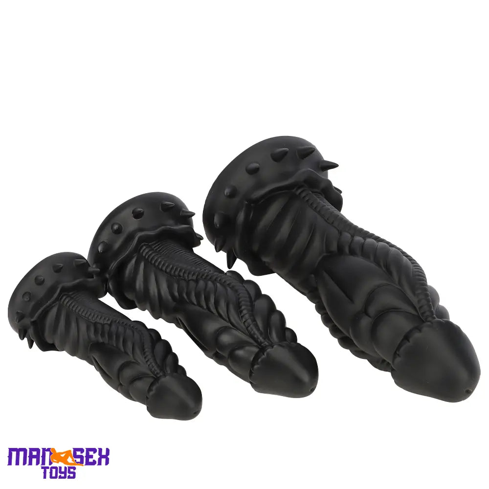 7.87in 10.43in 12.6in Fantasy Silicone Big No Eggs Stimulation Dragon Dildo
