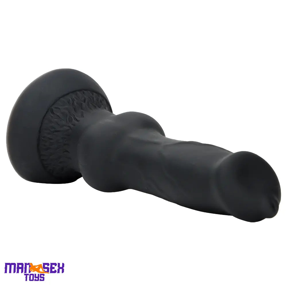 7.48in Silicone Soft Mixed Color Dog Cock Dildo For Sensory Sex Toy Orgasm