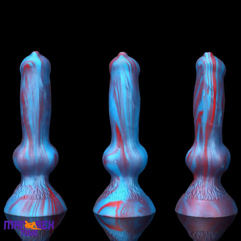 3.81in Mini Soft Silicone Lifelike Animal Dog Penis Dildo For Cock Beginners