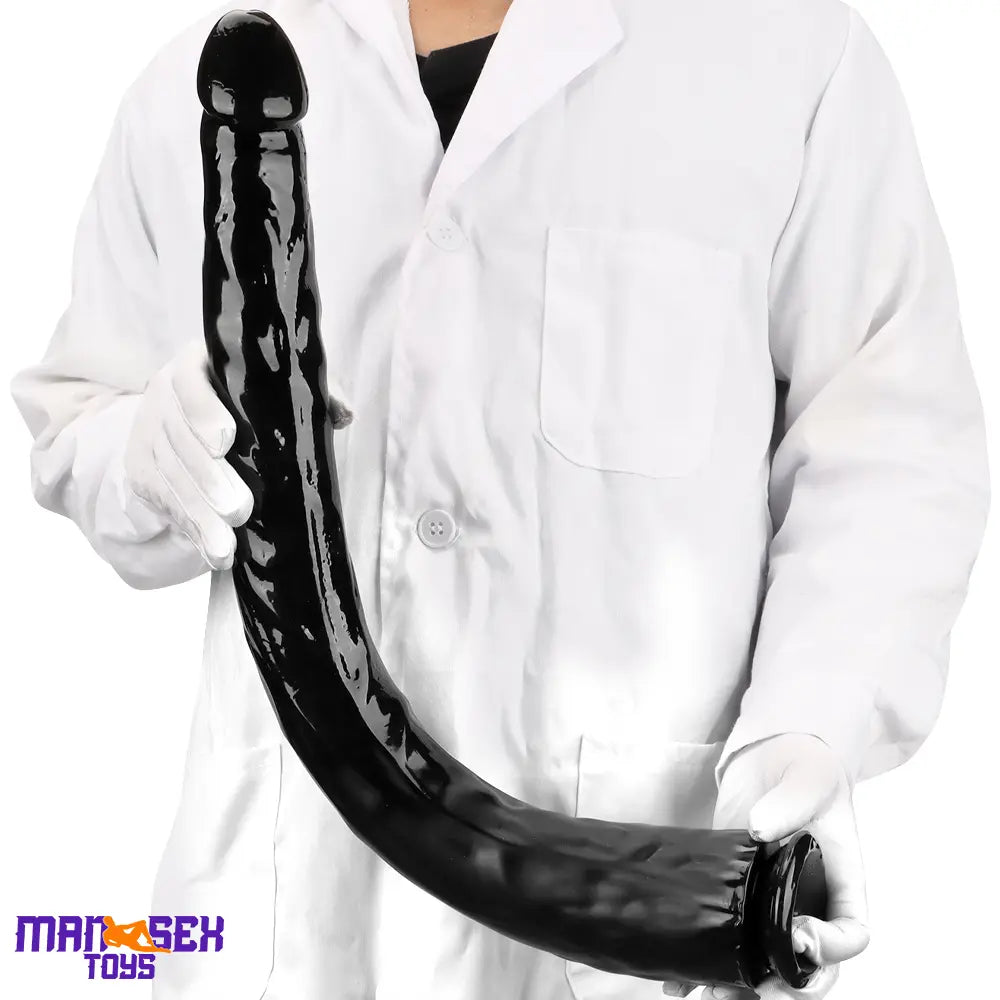 18.11in 22.83in Super Big Long Black Dildo BDSM Sex Toy Suction Cup Base