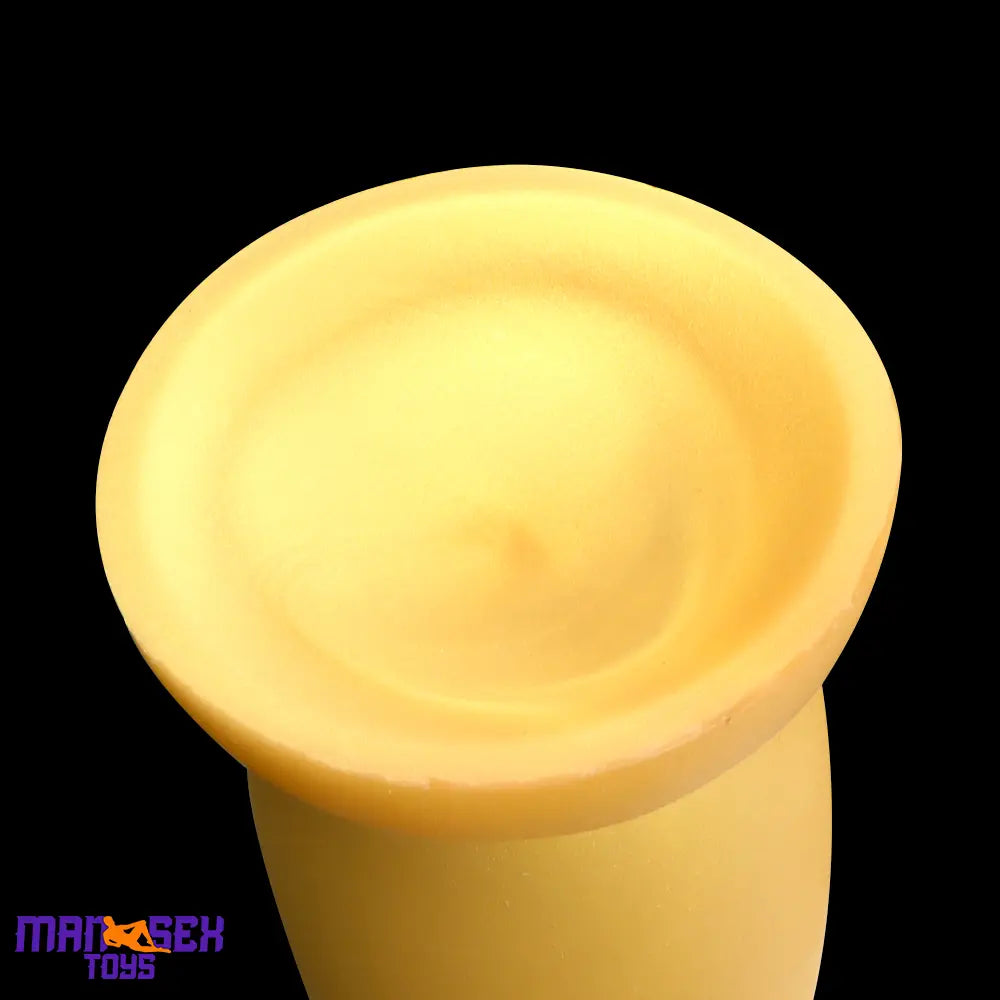 9.84in Gold Soft Liquid Big Silicone Butt Plug Dildo For Female Anal Sex Toy