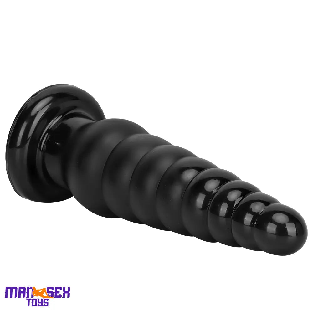 10.63in Realistic Big Silicone Black Dildo Butt Plug For Clit Cock Expansion