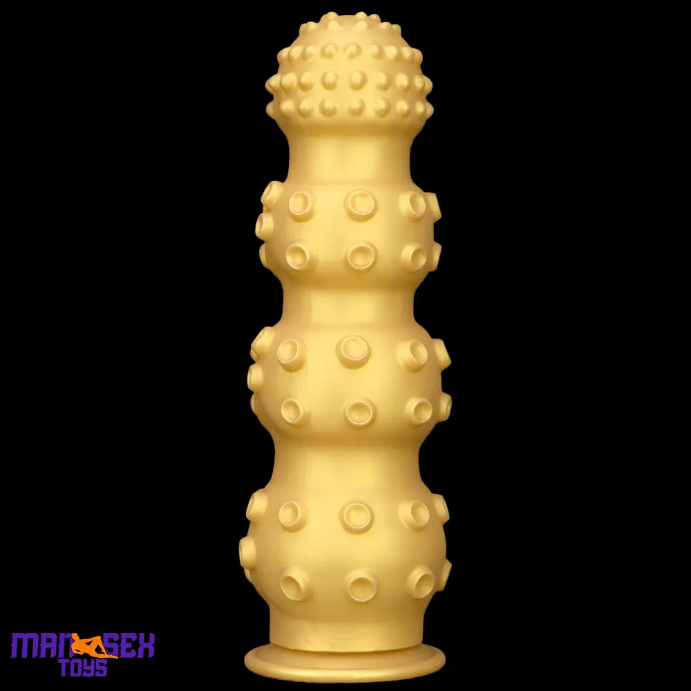 6.7in 9.84in 13.38in Gold Silicone Animal Octopus Large Cock Dildo Butt Plug
