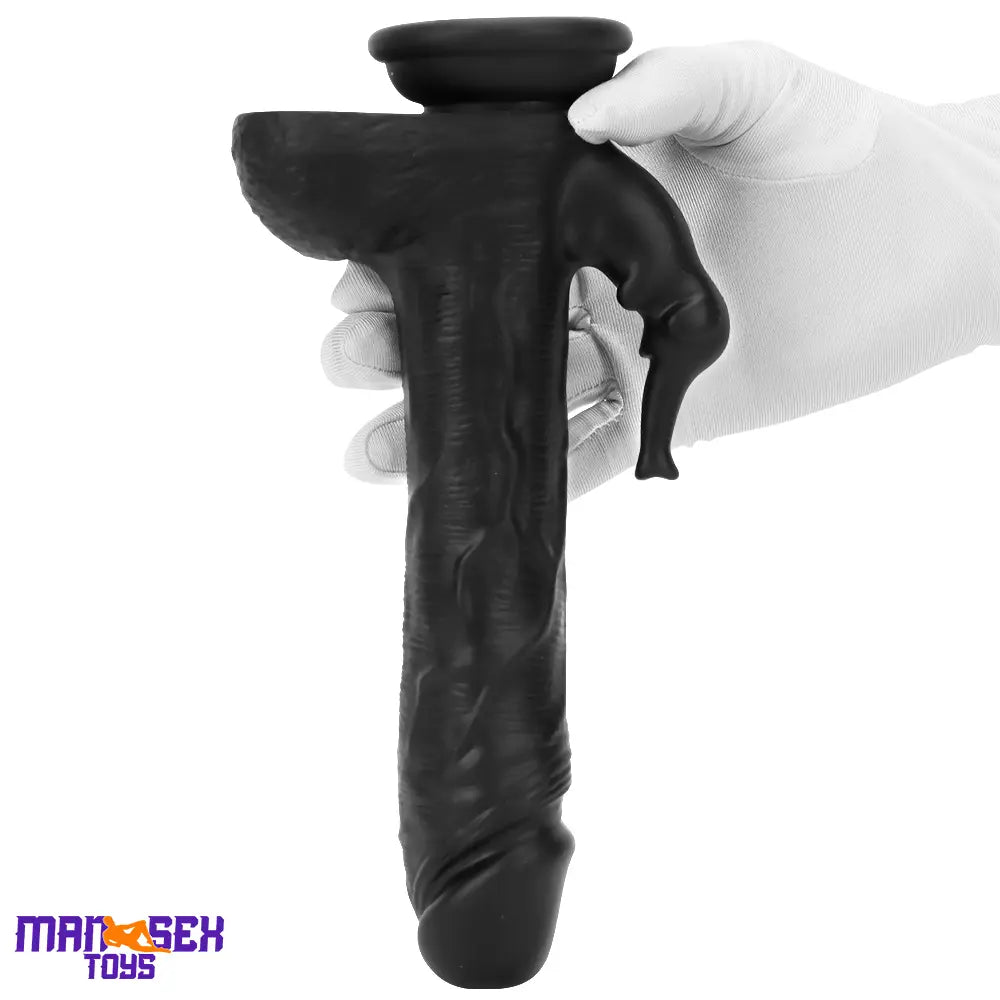 8.85in Elephant 3in1 Heating Thrusting Vibrating Remote Dildo Cock Toy
