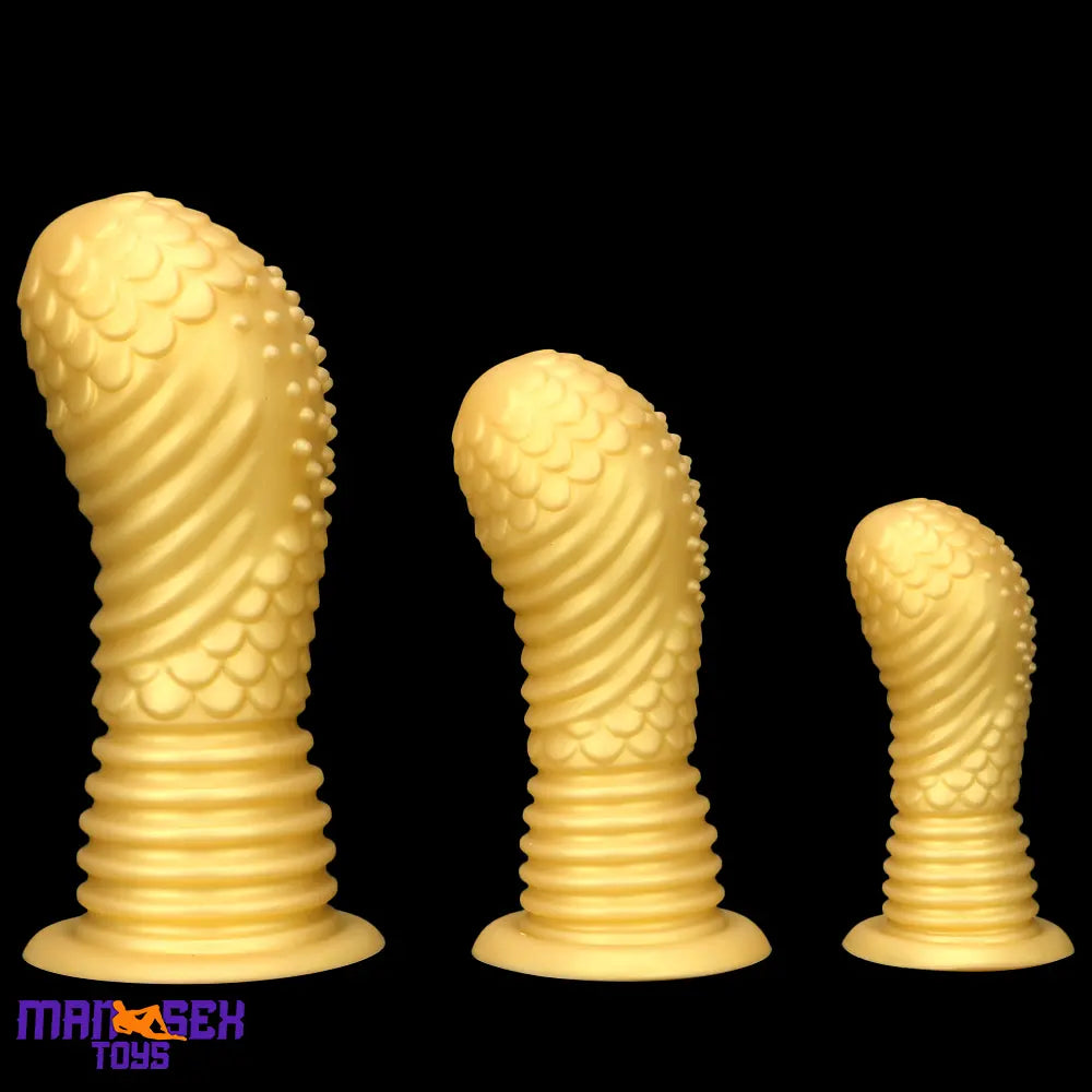 6.1in 8.46in 10.43in Soft Liquid Silicone Thick Fantasy Fat Butt Plug Dildo