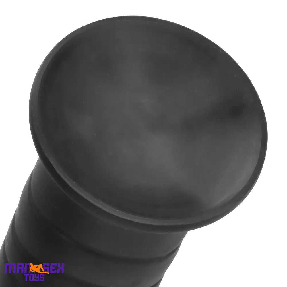 14.37in Fantasy Long Big Silicone Soft Black Dildo Butt Plug For Sex Cock