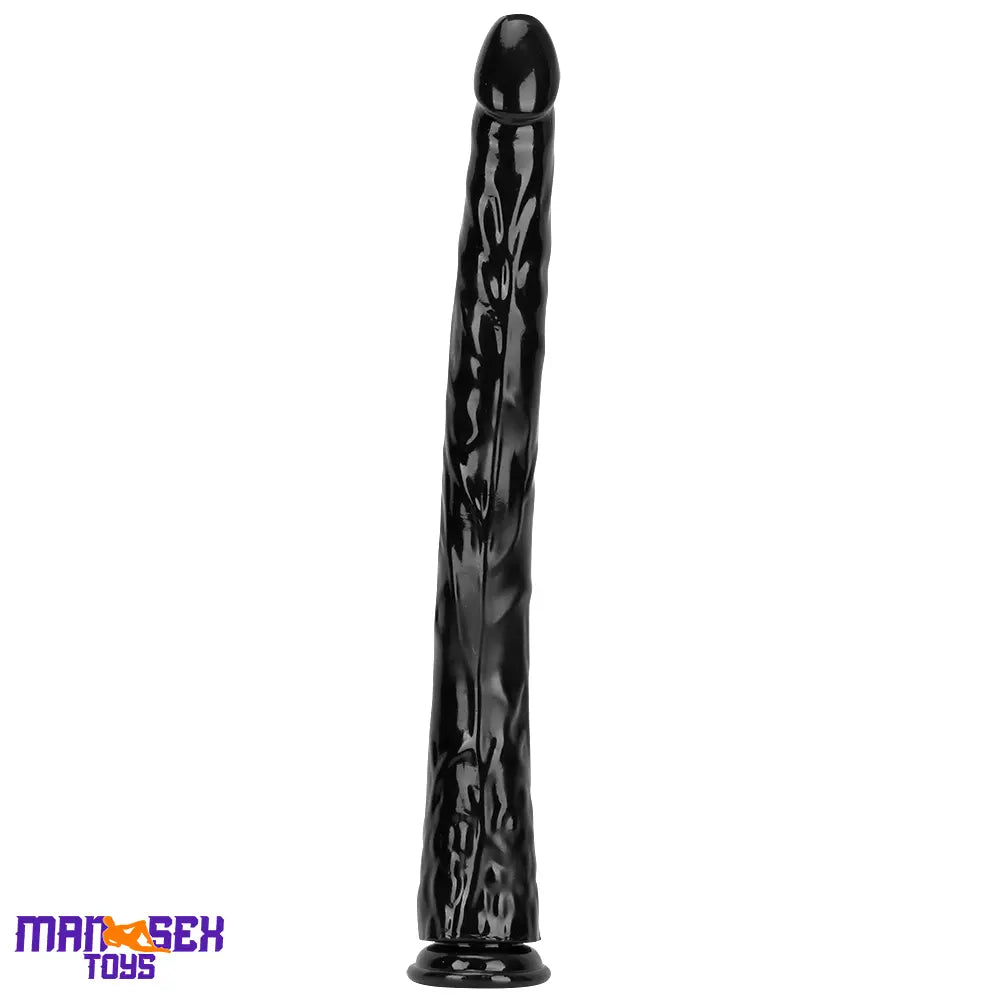 18.11in 22.83in Super Big Long Black Dildo BDSM Sex Toy Suction Cup Base