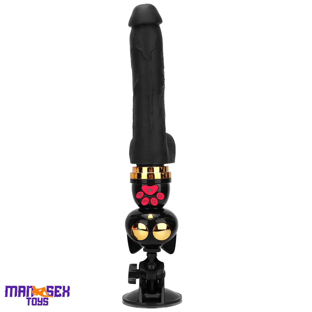 7.87in Cat Heating Thrusting Vibrating Automatic Dildo Gun Fucking Machine