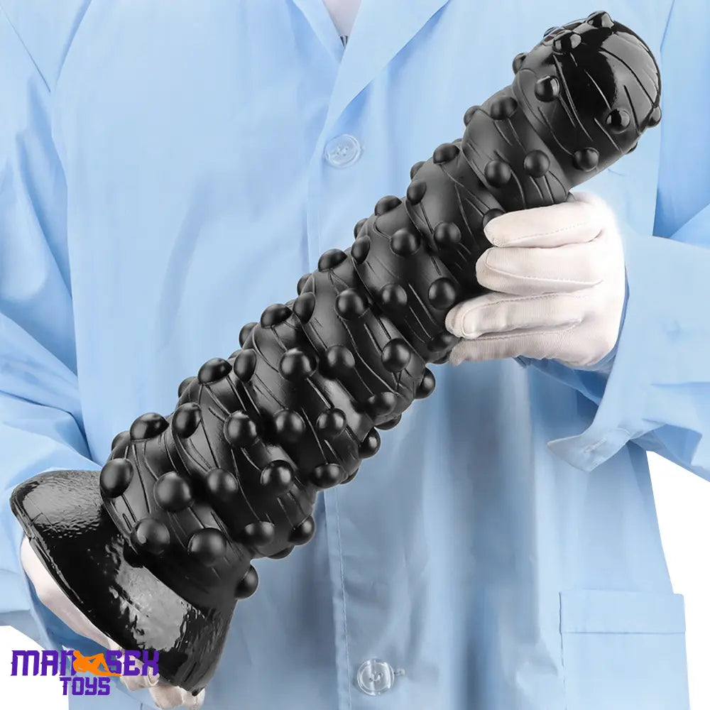 7.48in 11.22in 15in Huge Black Spiral Animal Octopus Big Dildo Butt Plug