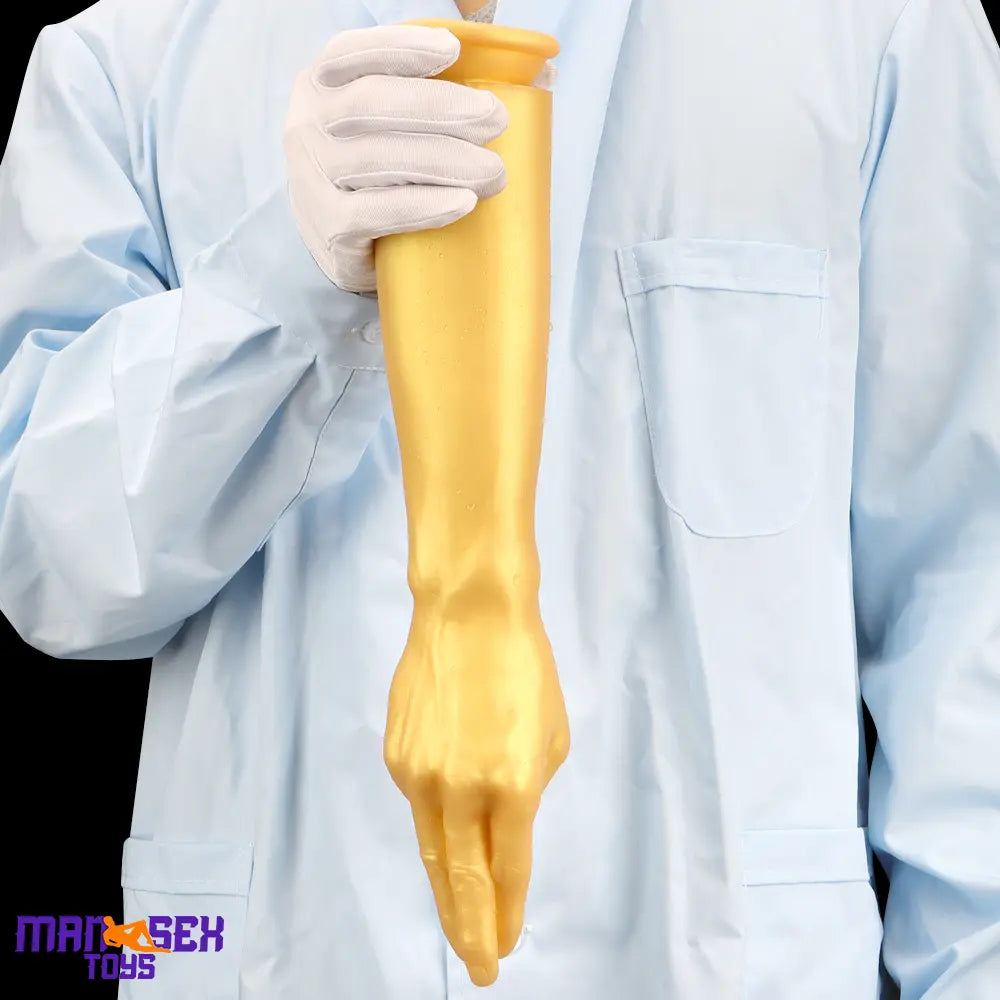 14.17in Super Big Long Soft BDSM Hands Dildo For Fisting Durable Sex Toy