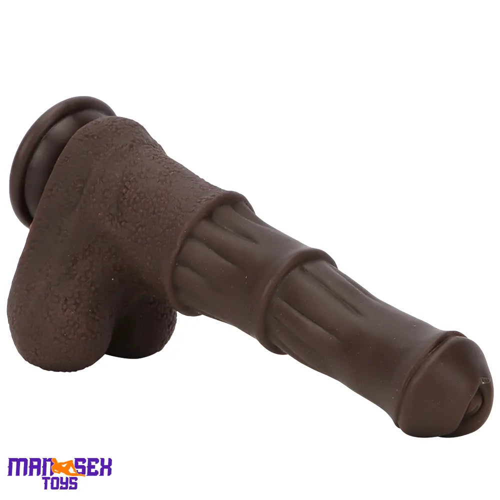 9.05in 4in1 Heating Thrusting Vibrating Rotation Remote Horse Sensory Dildo