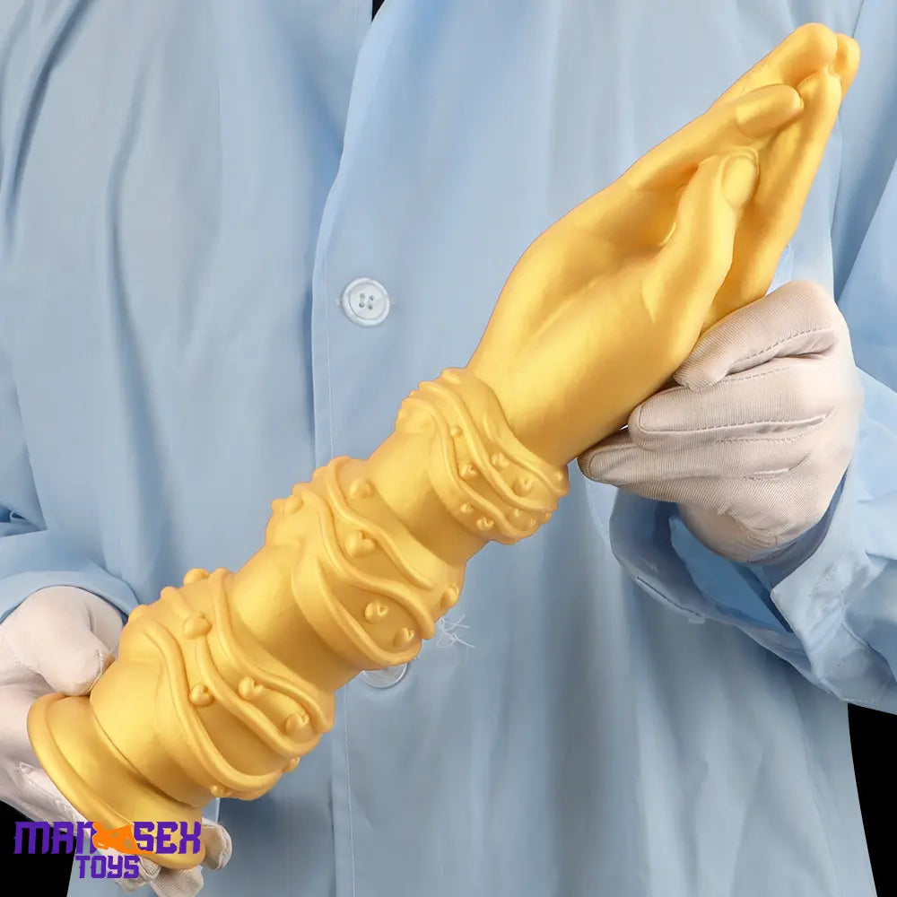 7.28in 9.84in 13.38in Premium Silicone Soft Fist Hands Big Durable Dildo