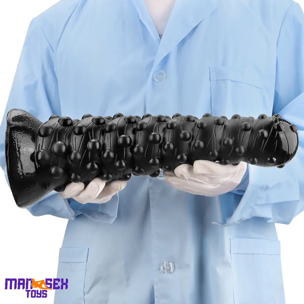 7.48in 11.22in 15in Huge Black Spiral Animal Octopus Big Dildo Butt Plug