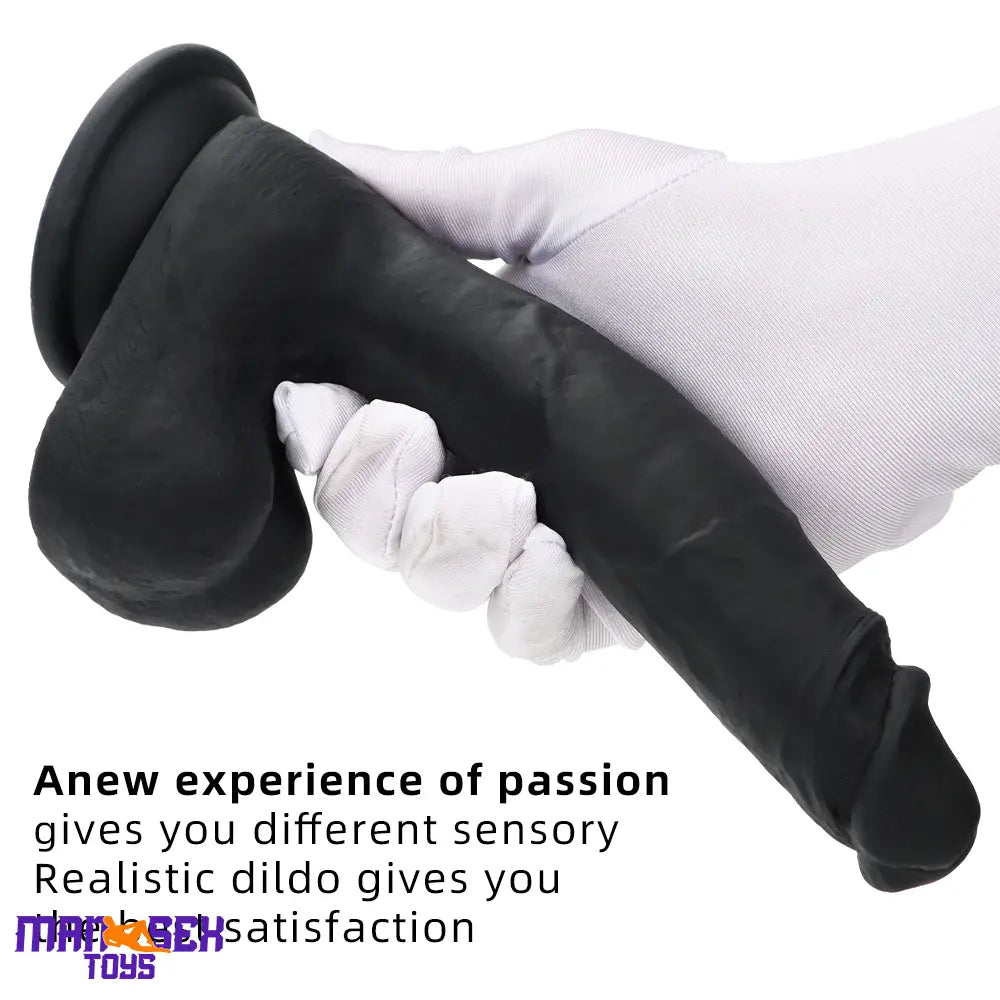 8.46in Premium Silicone Soft Mixed Color Dildo For Anal Sensory Masturbation