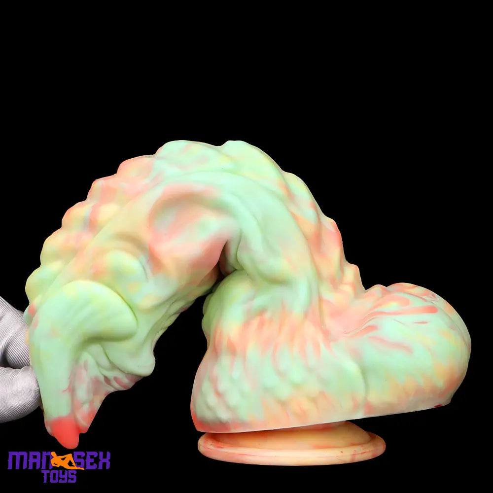 9.44in Fantasy Big Silicone Soft Mixed Color Dildo For Sex Orgasm Cock