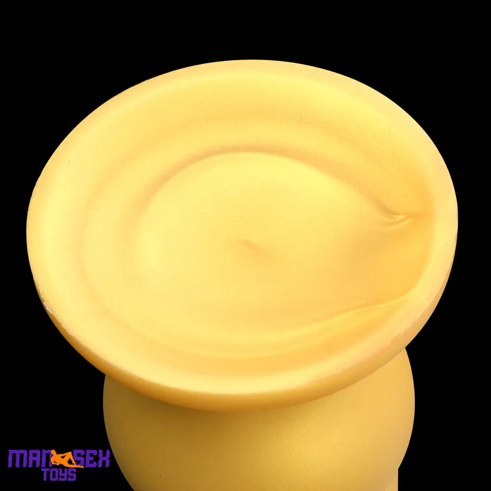 10.63in Soft Silicone Big Gold Butt Plug Dildo For Anal Expansion Orgasm