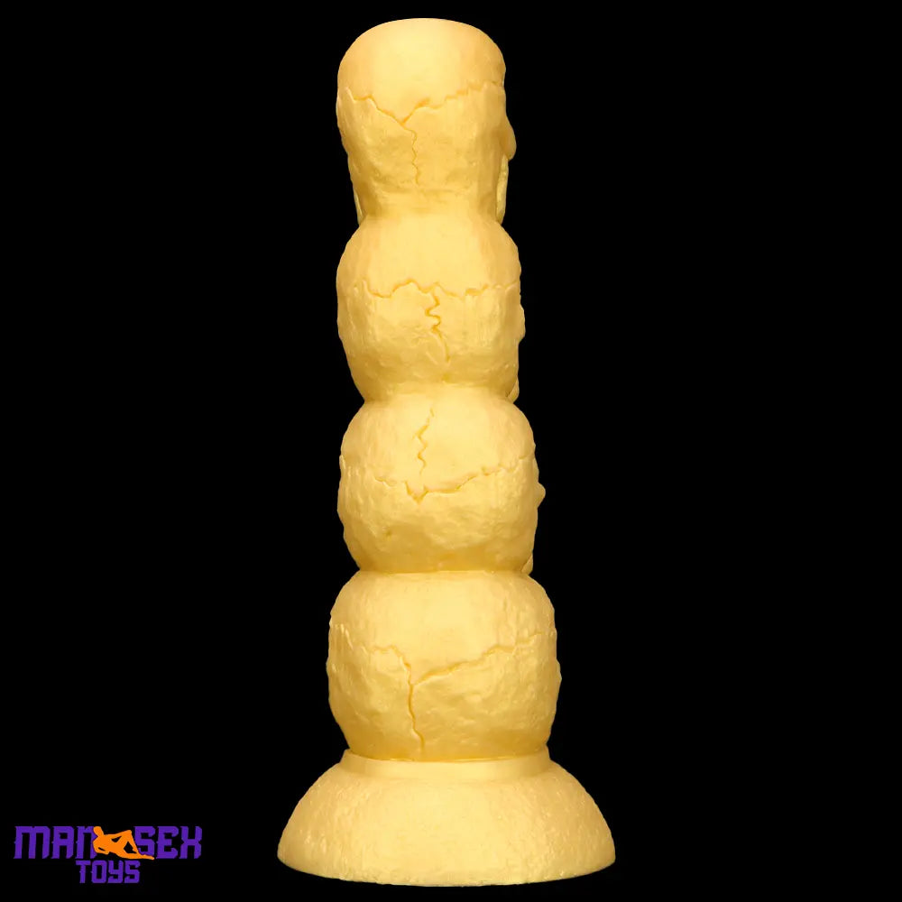 14.37in Premium Large Soft Long Fantasy Silicone Scary Skull Sensory Dildo