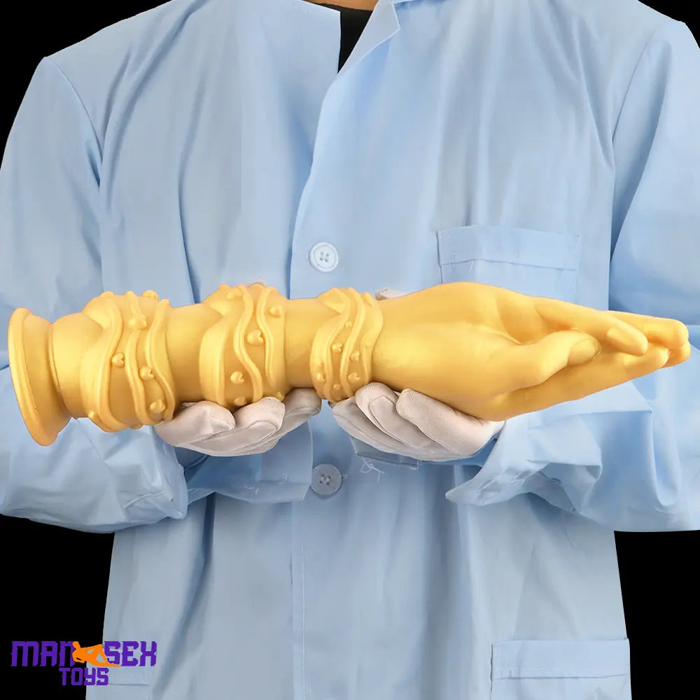 7.28in 9.84in 13.38in Premium Silicone Soft Fist Hands Big Durable Dildo
