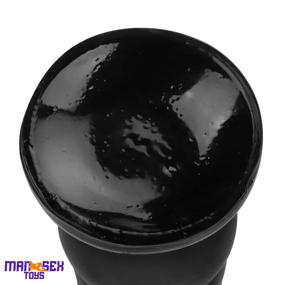 10.63in Realistic Big Silicone Black Dildo Butt Plug For Clit Cock Expansion