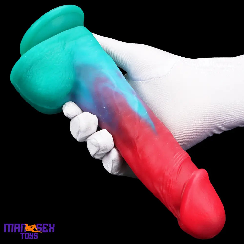 9.05in Big Smart Heating Thrusting Vibrating Remote Control Electric Dildo