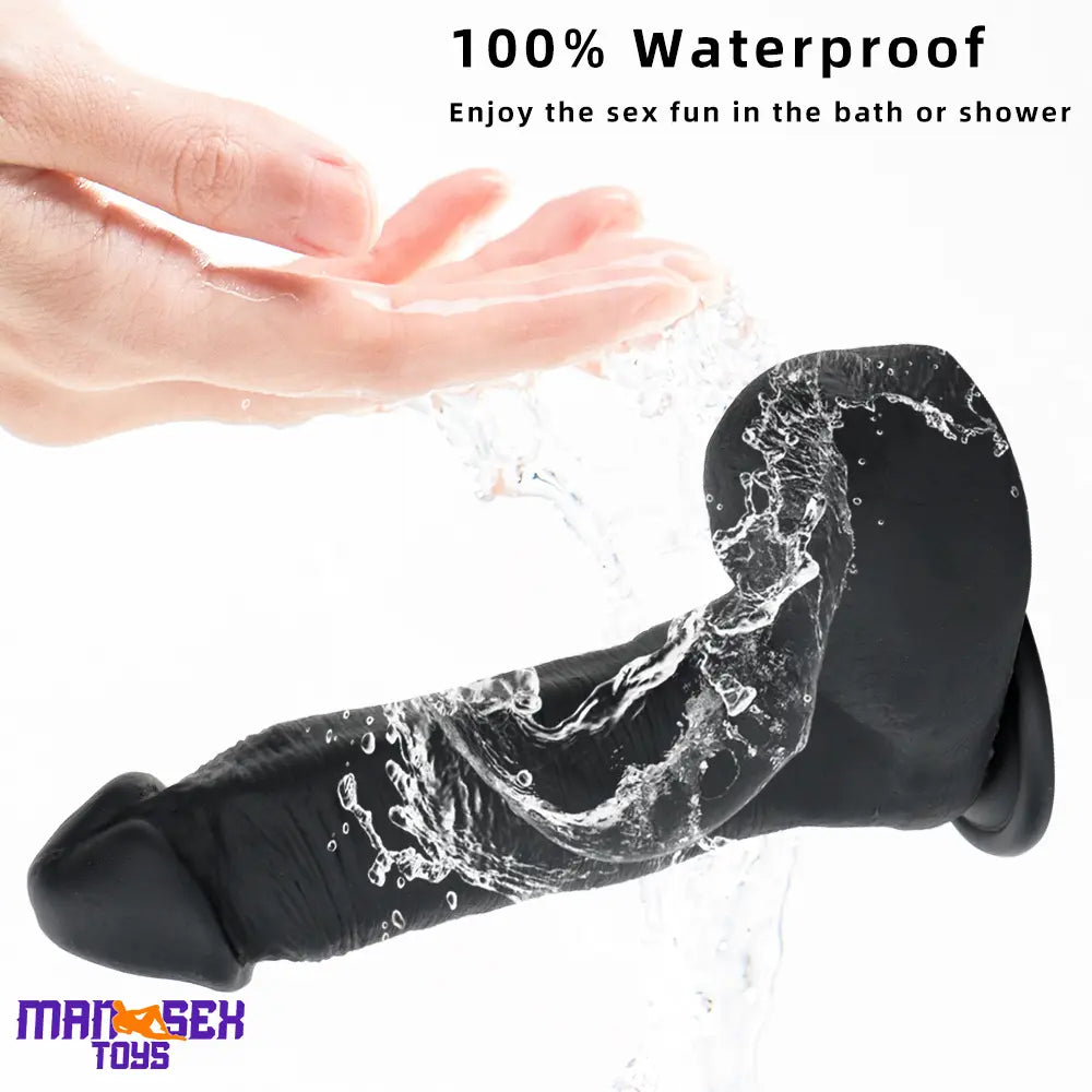 8.07in Top Quality Silicone Soft Mixed Color Dildo For Sex Toy Sensory