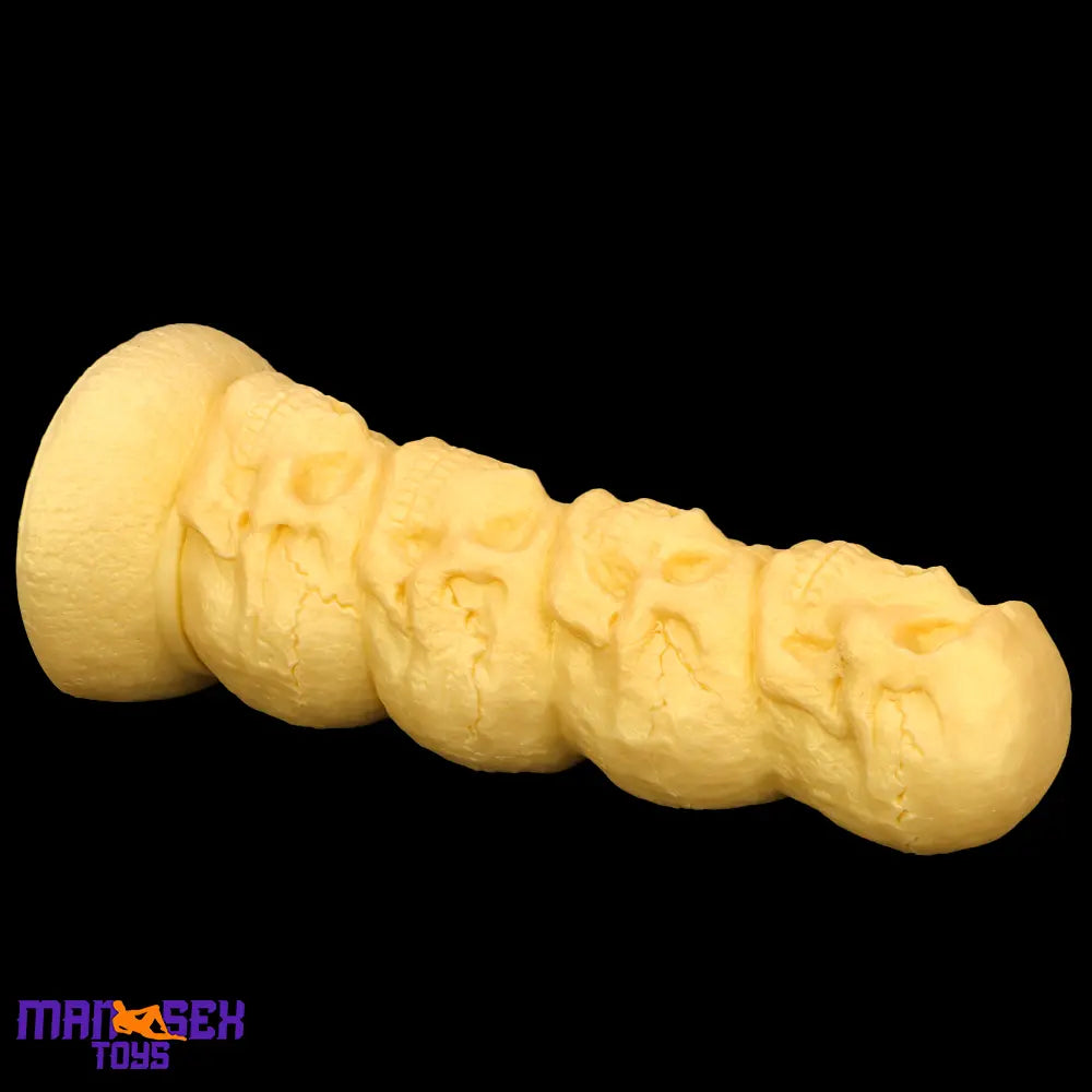 14.37in Premium Large Soft Long Fantasy Silicone Scary Skull Sensory Dildo