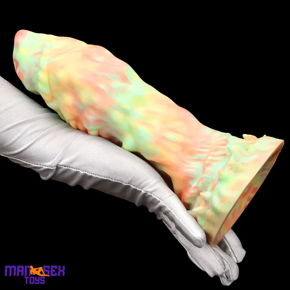 9.44in Fantasy Mixed Color Silicone Soft Big Dildo For Anal Vaginal Cock