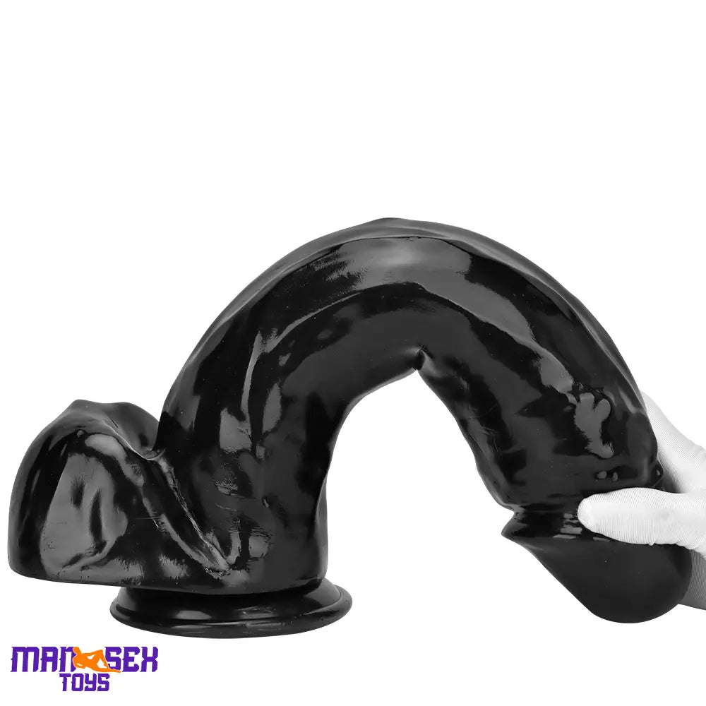 14.37in Large Thick Dildo For Anal Vaginal Cock Expansion With Sucker