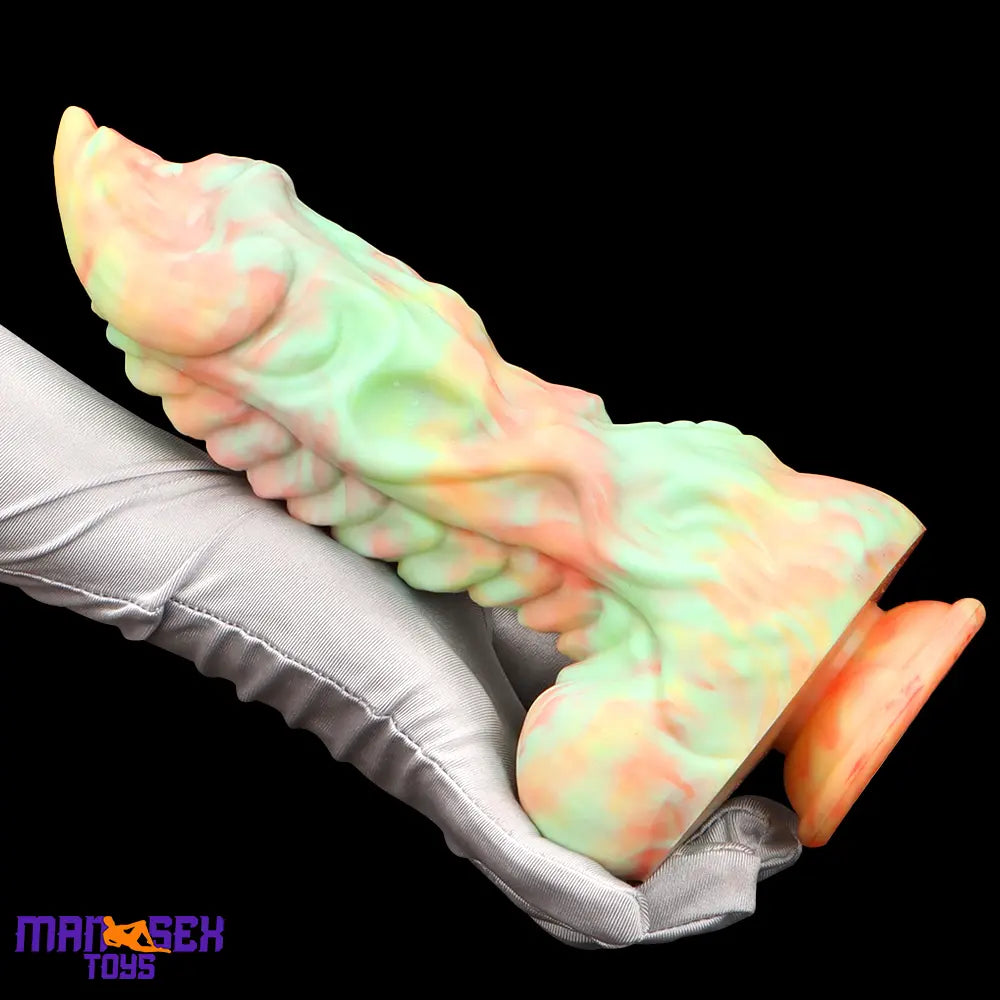 9.44in Fantasy Big Silicone Soft Mixed Color Dildo For Sex Orgasm Cock