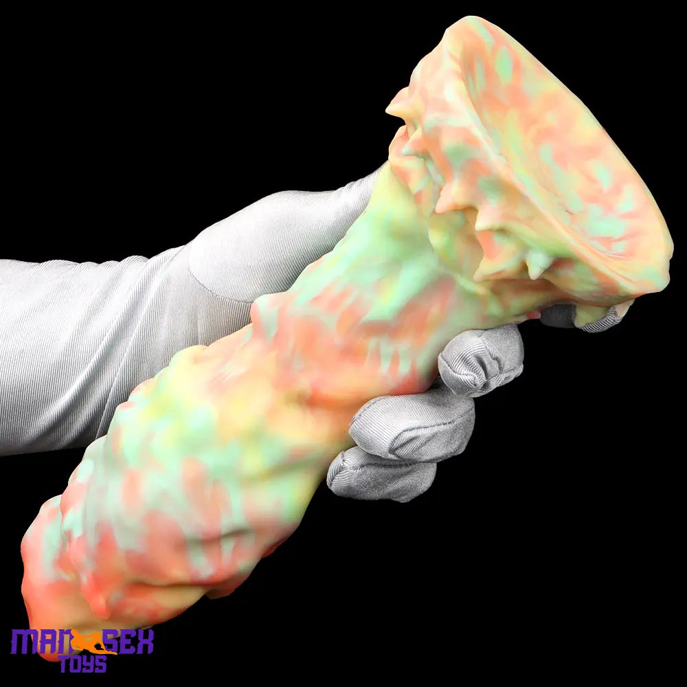 9.44in Fantasy Mixed Color Silicone Soft Big Dildo For Anal Vaginal Cock