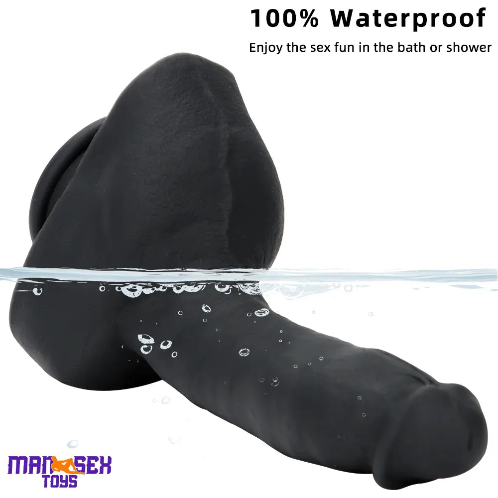 9.05in Premium Large Silicone Soft Mixed Color Dildo For Anus Sensory