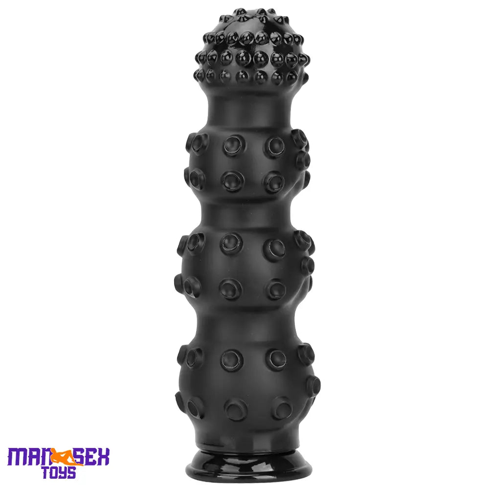 6.7in 9.84in 13.38in Super Black Animal Octopus Cock Dildo Butt Plug