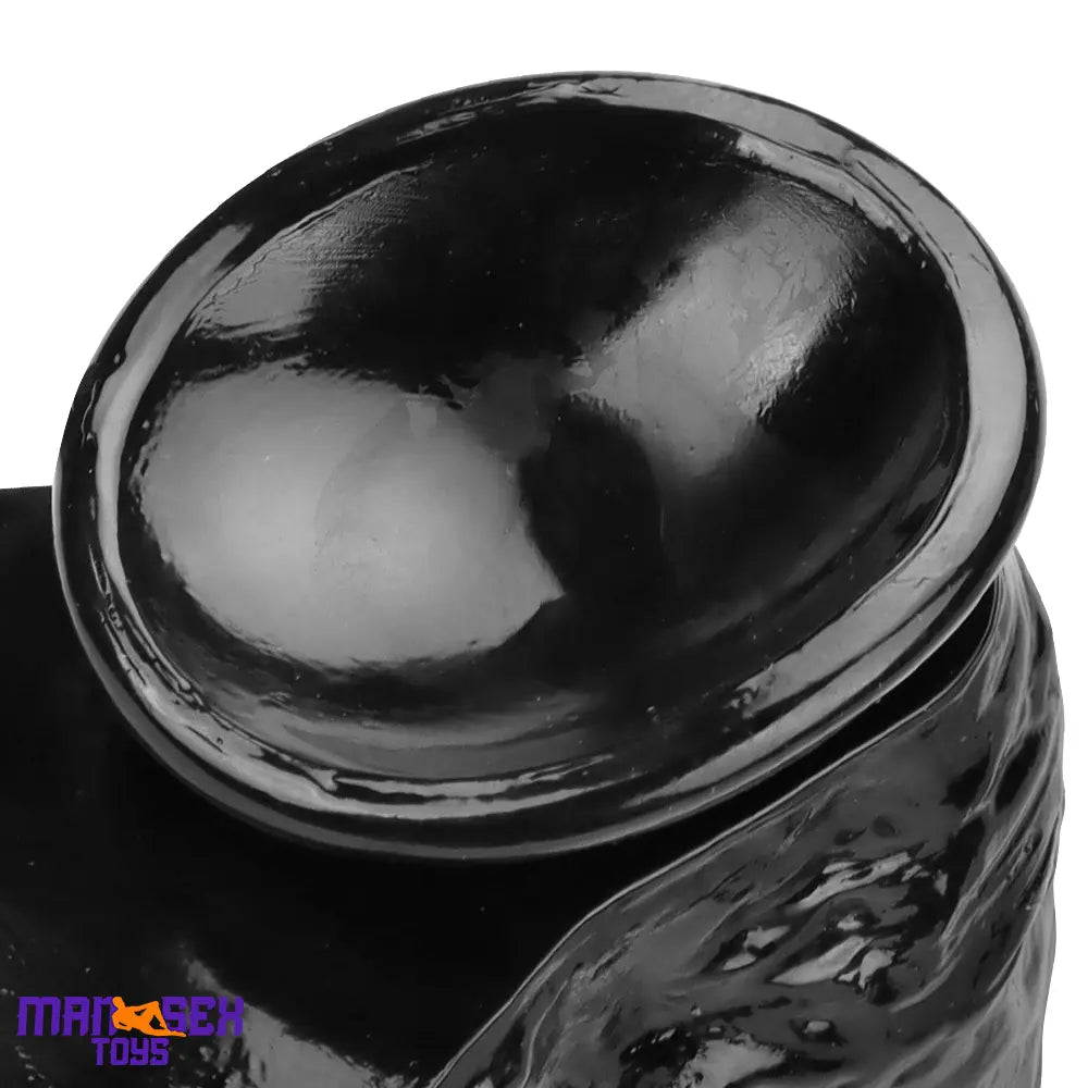 12.2in Super Big Thick Realistic Black Dildo BDSM Sex Toy Suction Cup Base