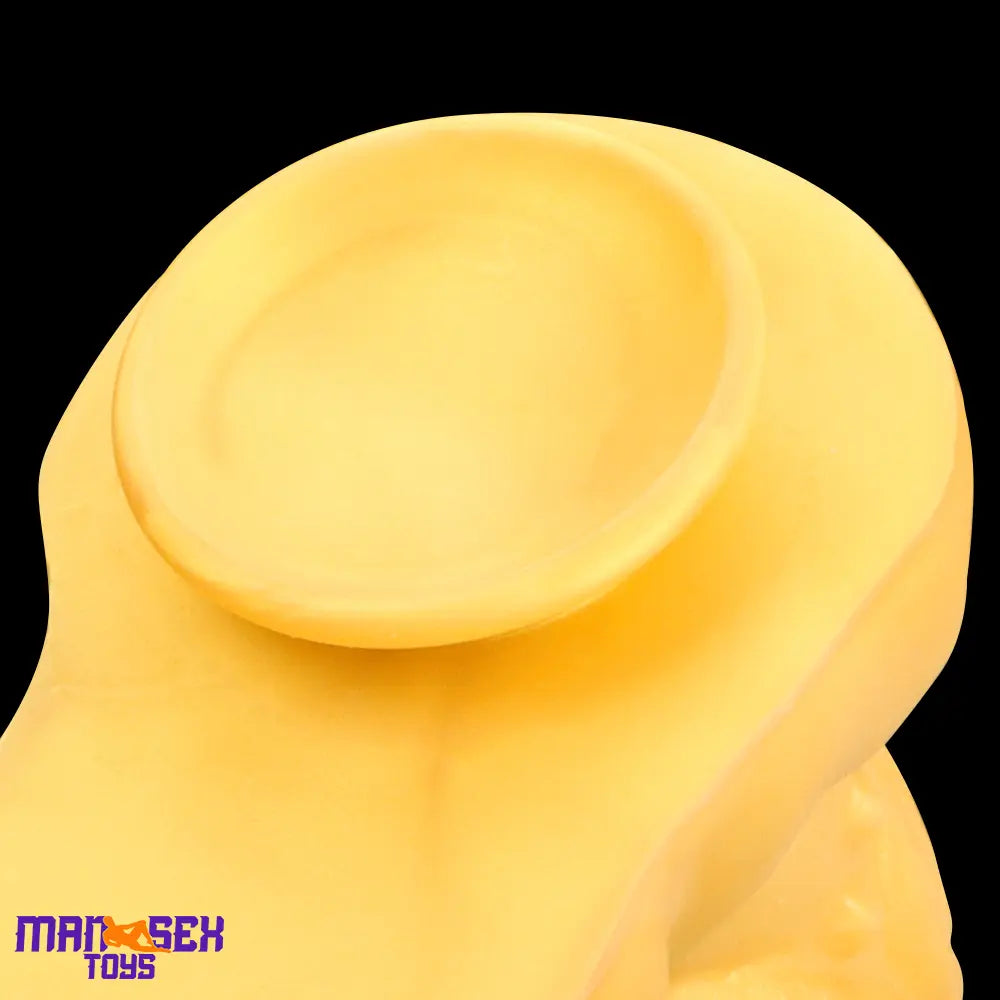 14.56in Premium Gold Liquid Large Soft Long Fantasy Silicone Handy Dildo