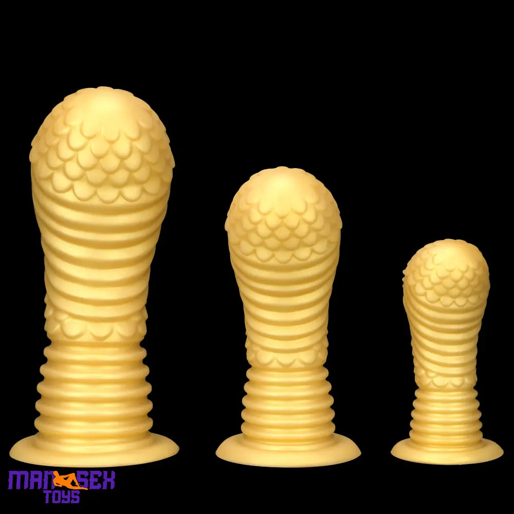 6.1in 8.46in 10.43in Soft Liquid Silicone Thick Fantasy Fat Butt Plug Dildo