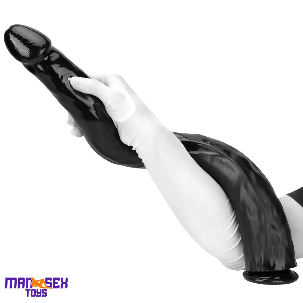 18.11in 22.83in Super Big Long Black Dildo BDSM Sex Toy Suction Cup Base