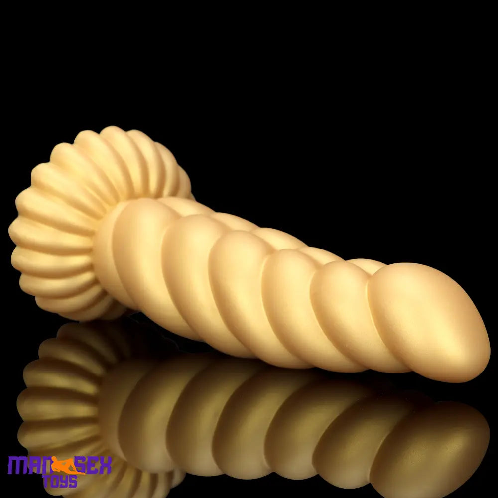 5.51in 7.87in 10.23in Gold Silicone Soft Fantasy Dildo For Anal Orgasm Cock