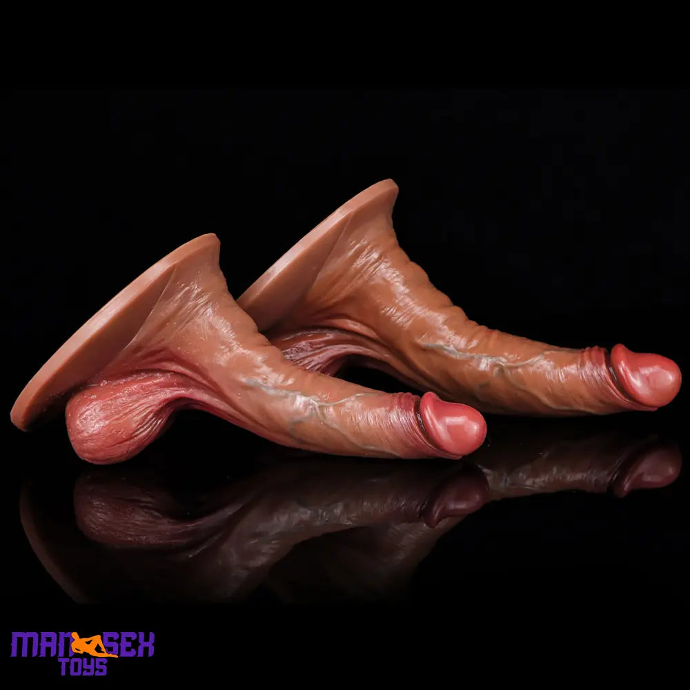 8.07in 9.25in Soft Silicone Big Real Feeling Cock Dildo With Big Sucker