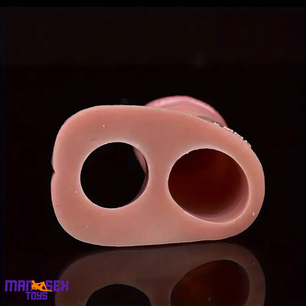 5in Realistic Silicone Soft Cock Ring Dildo Sleeve For Penis Enlargement