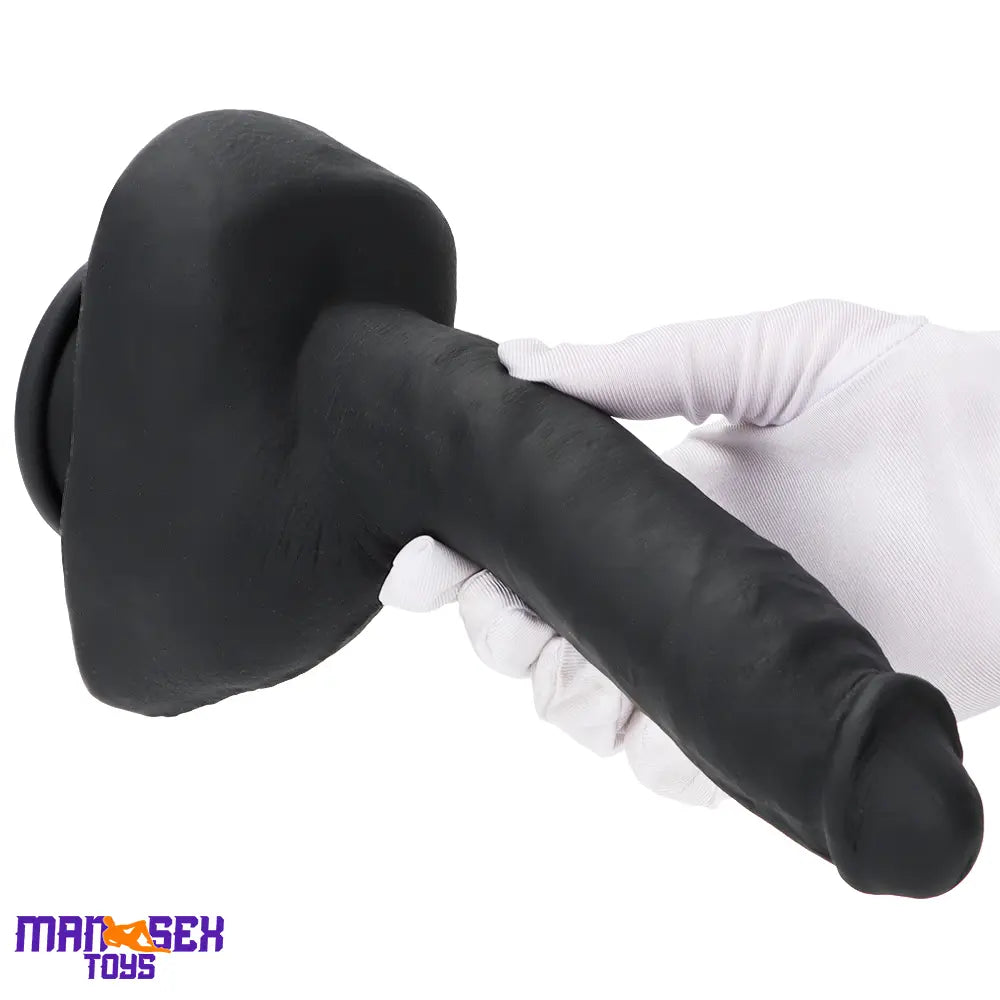 9.05in Premium Large Silicone Soft Mixed Color Dildo For Anus Sensory