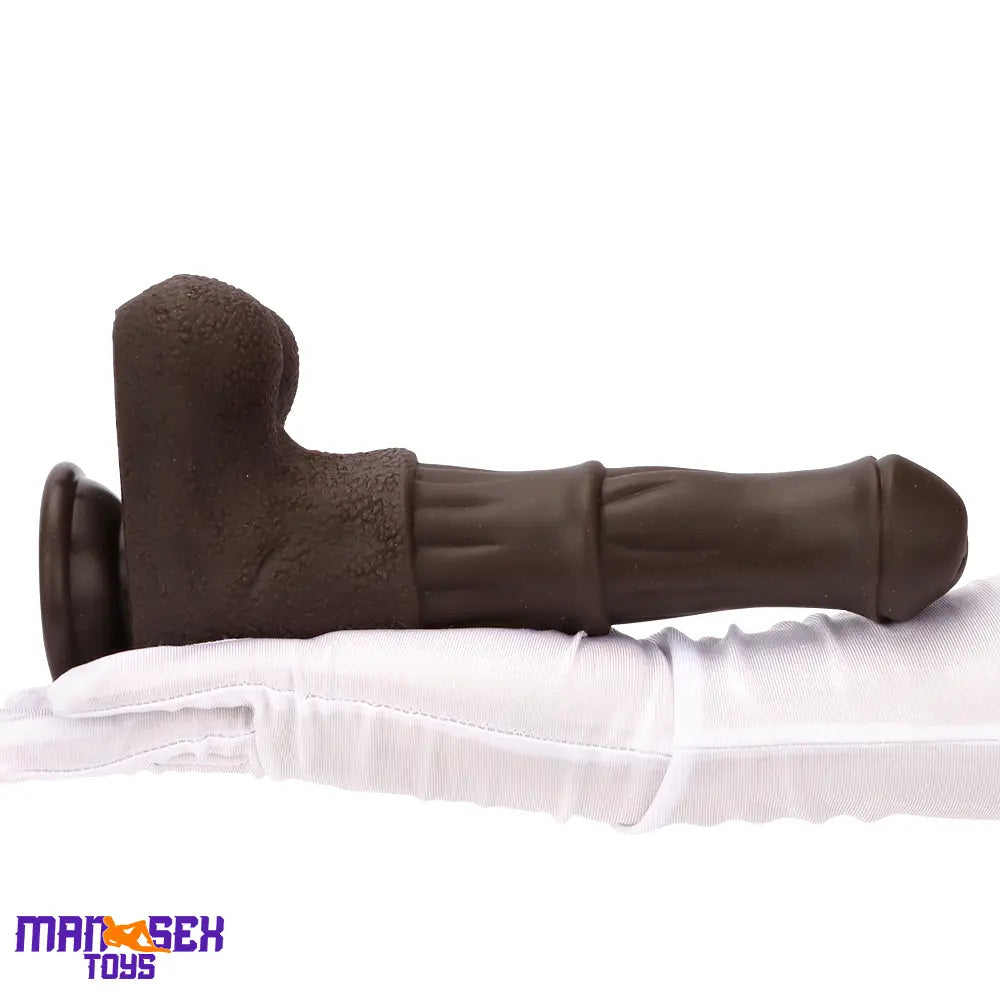 9.05in 4in1 Heating Thrusting Vibrating Rotation Remote Horse Sensory Dildo