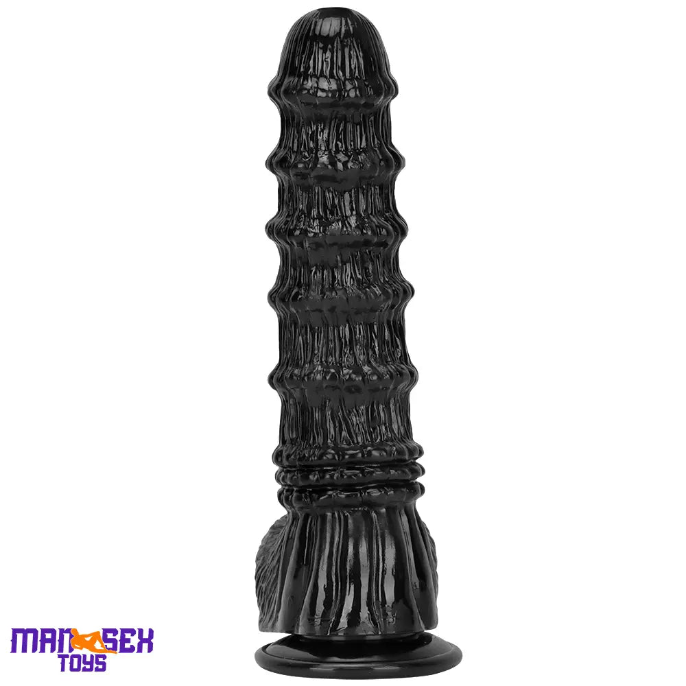 9.25in 9.64in 11.02in Big Thick Black Dildo BDSM Horse Penis Cock Toy