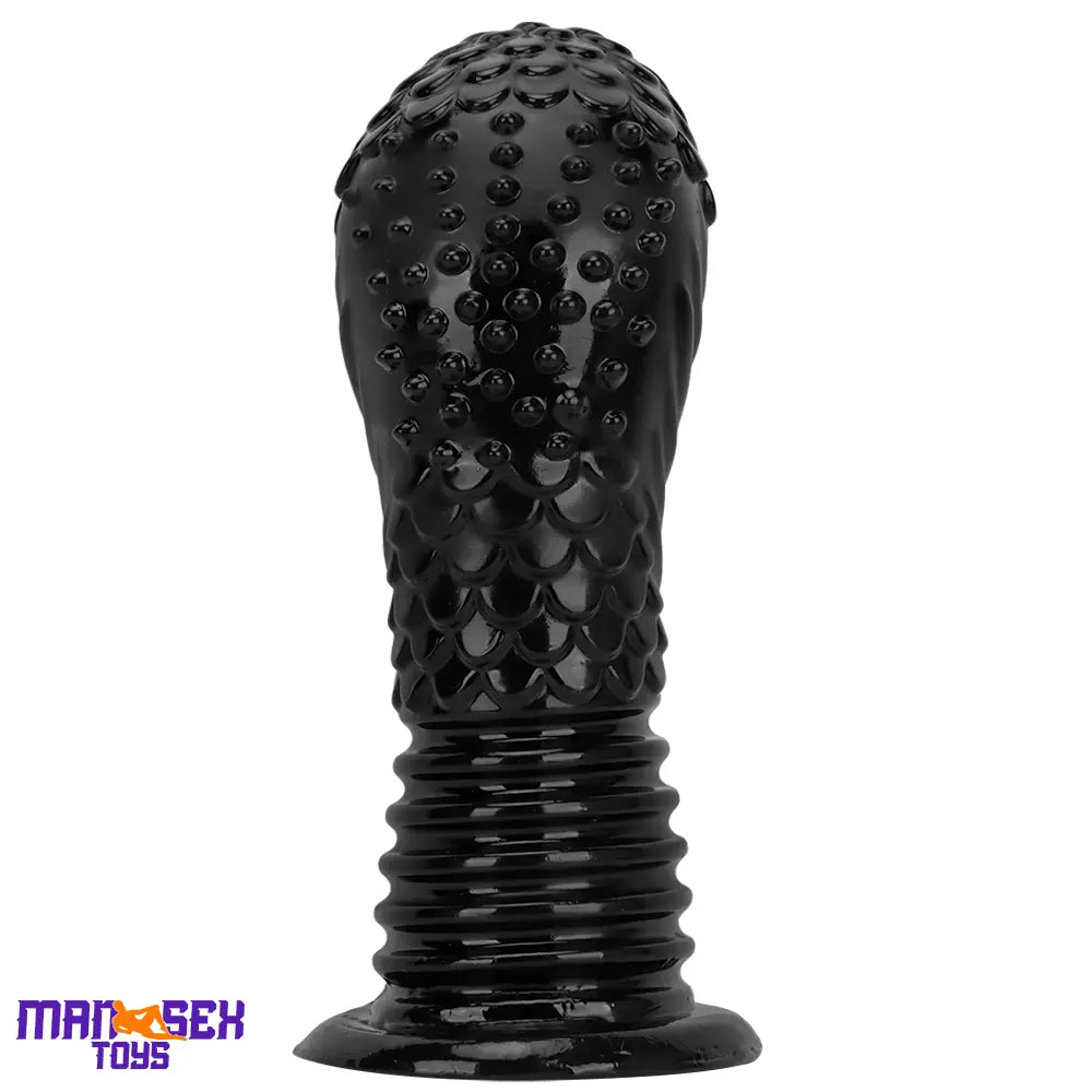6.1in 8.46in 10.43in Fantasy Black Large Dildo Butt Plug For Fist Sex Toy