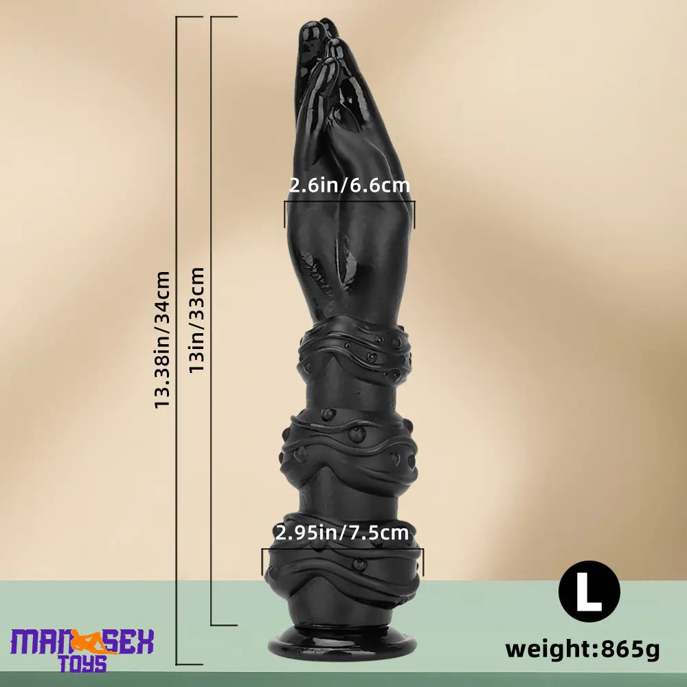 7.28in 9.84in 13.38in BDSM Fist Hands Big Dildo For Fisting Durable Expander