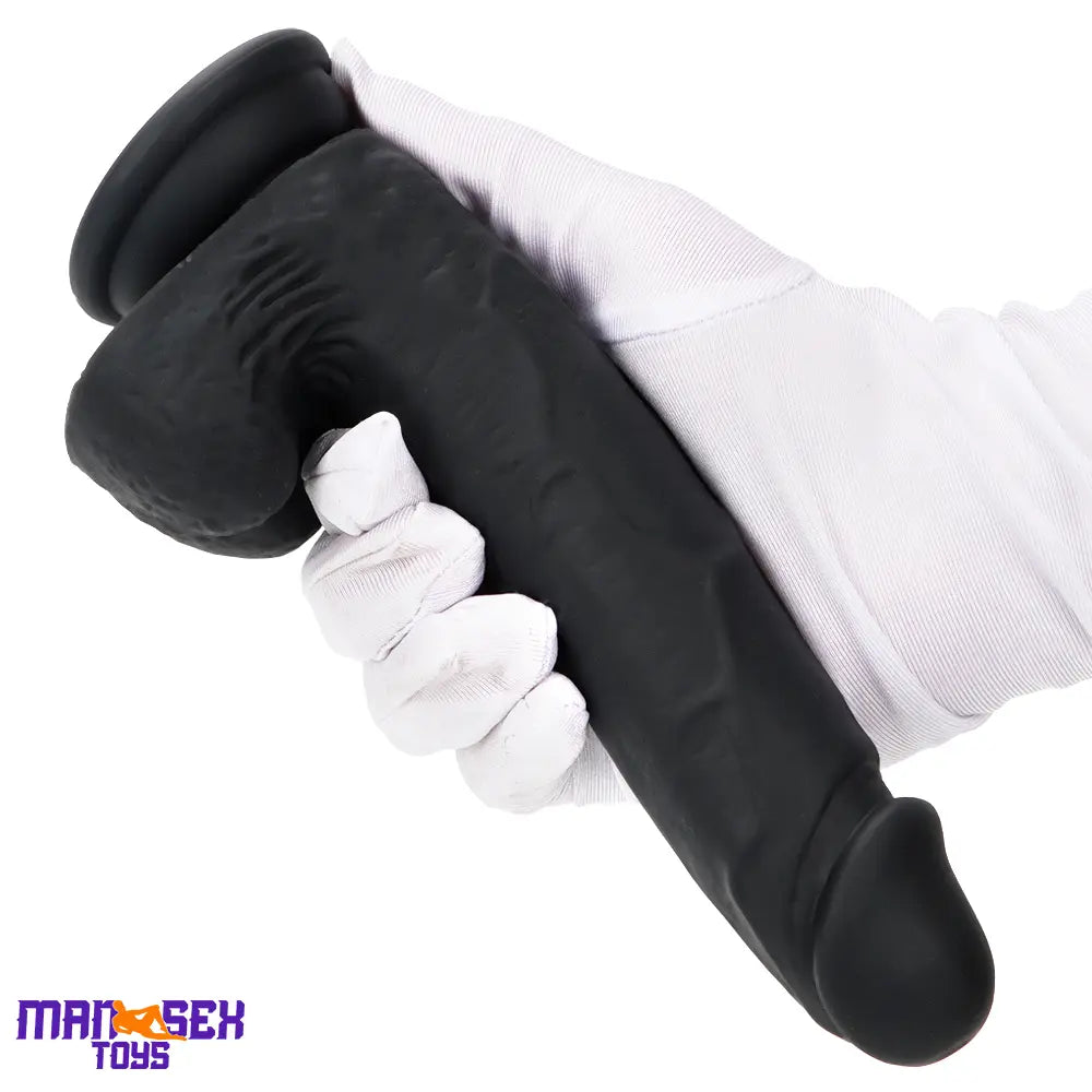 7.67in Premium Silicone Soft Mixed Color Dildo For Sensory Masturbation